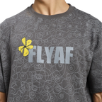 Soul Art Printed Grey T-Shirt FLYAF