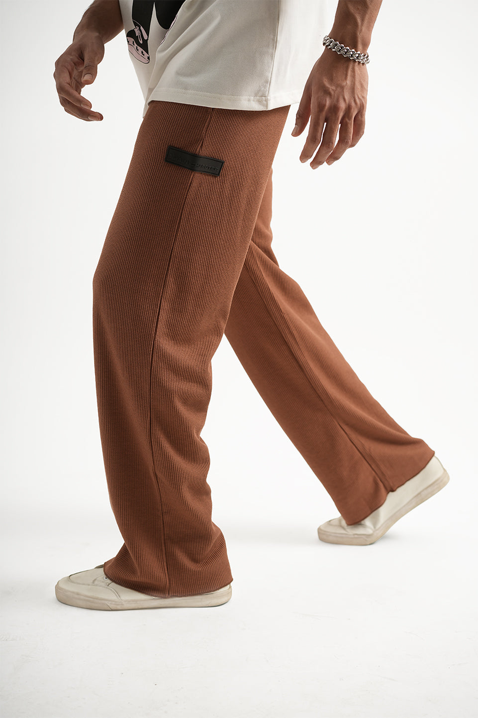 Waffle Rusty Brown Lounge Pants
