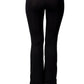 Flared Yoga Leggings (Bio-Poly Edition) (Carbon Black)