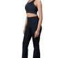 Flared Yoga Leggings (Bio-Poly Edition) (Midnight Navy)