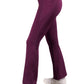 Flared Yoga Leggings (Bio-Poly Edition) (Deep Purple)