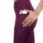 Flared Yoga Leggings (Bio-Poly Edition) (Deep Purple)