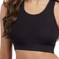 Racerback Active Bra (Carbon Black)
