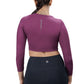 Cropped Active Tee (Deep Purple)