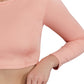Cropped Active Tee (Peach)