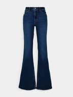 Premium Midnight Blue Whisker Bootcut Jeans Stylish Wodrobe
