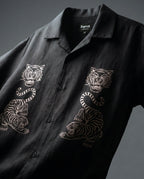 Black Tiger Fury Resort Shirt