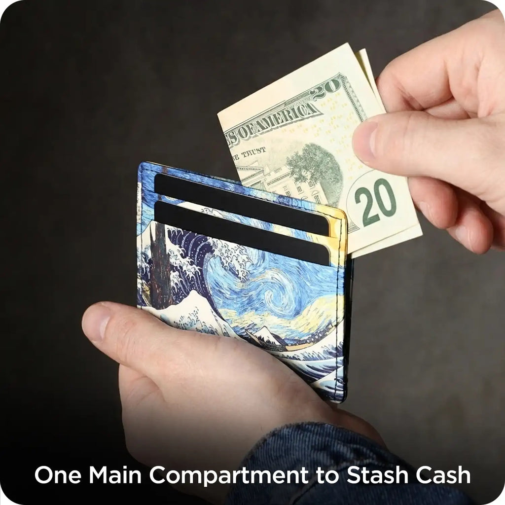 Starry Wave Card Holder