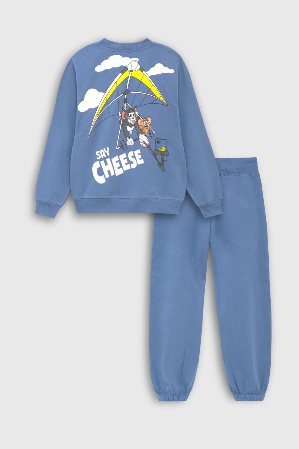 Tom and Jerry Say Cheese Blue Co-Ord Set Nap Chief