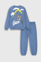 Tom and Jerry Say Cheese Blue Co-Ord Set Nap Chief