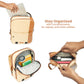 Echo+Flux Combo | Beige | Laptop Backpack with Fanny Pack