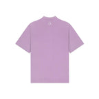 Unisex Round Neck Embroidered Lavender T-Shirt Kreflct
