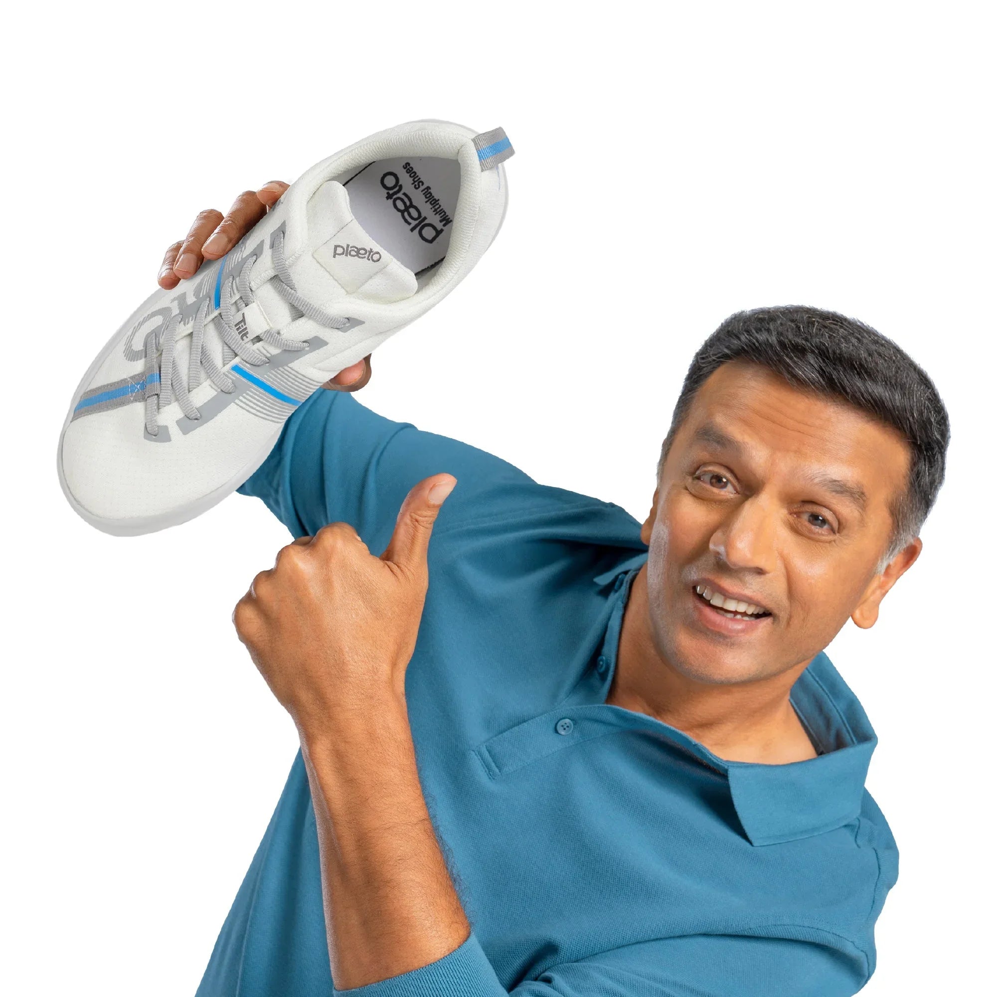 Men’s Slam 2.0 White Trainer Shoes