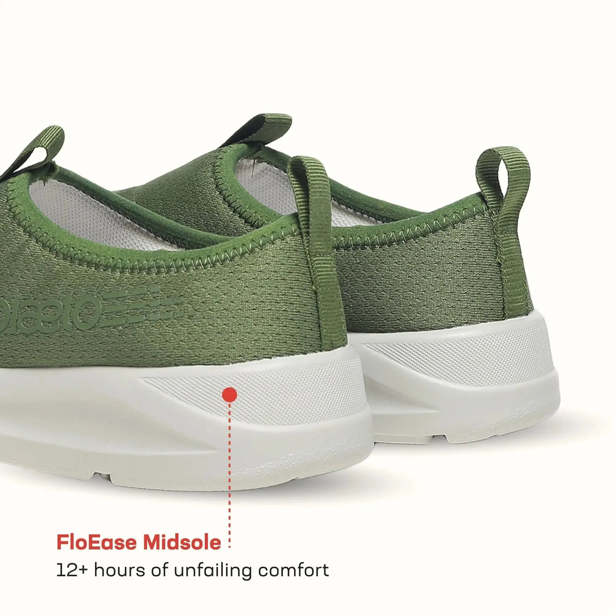 Men’s EZPlay Slip-On Olive Green Shoes Plaeto