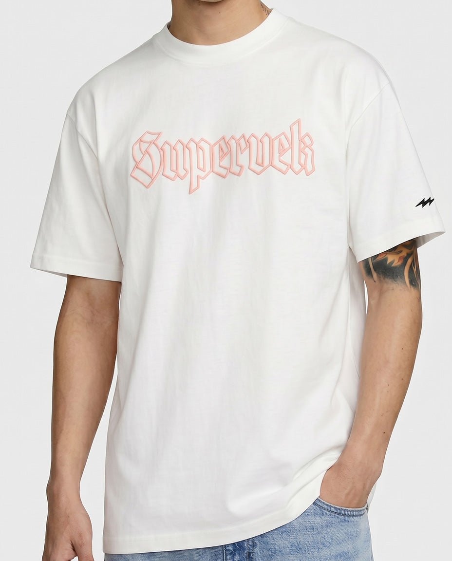 Supervek White Oversized Tshirt