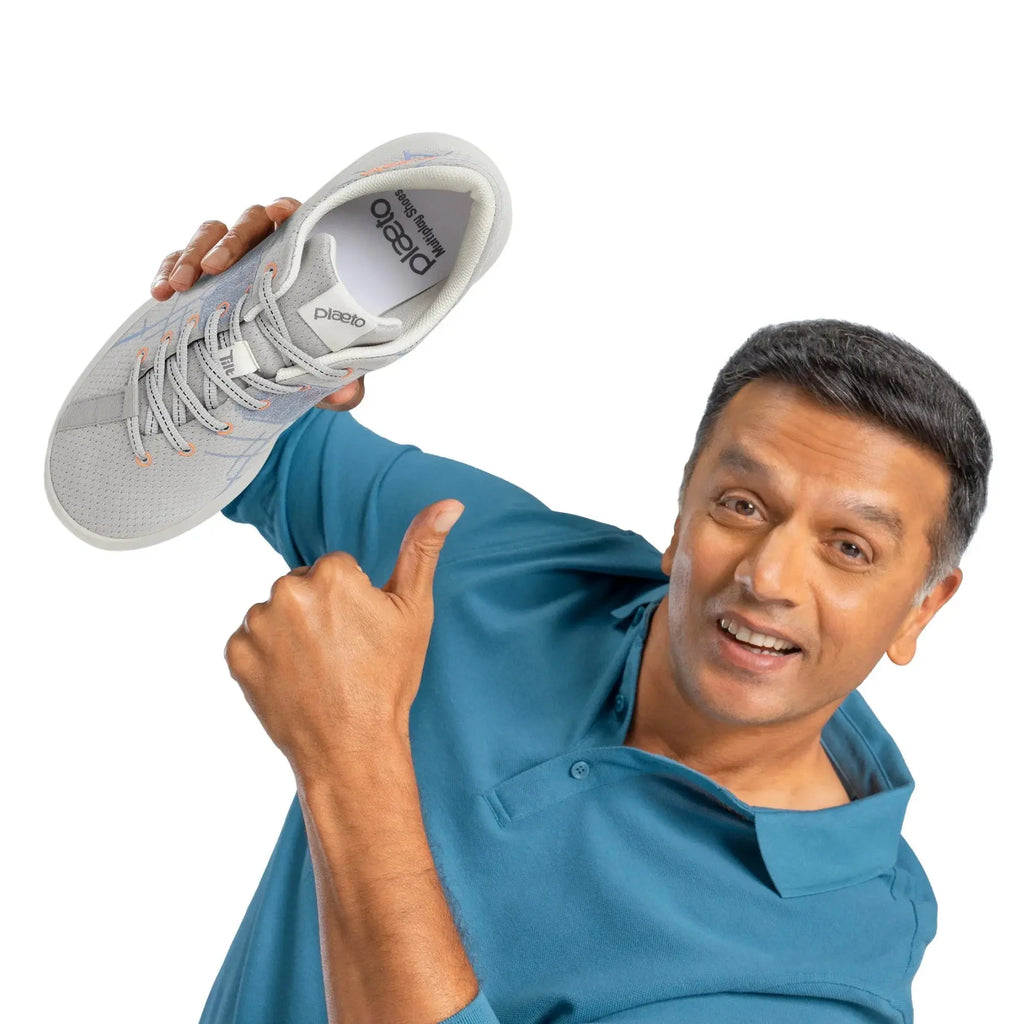 Men's Maidaan Grey Training Shoes Plaeto