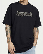 Supervek Black Oversized Tshirt