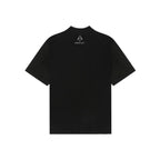 Unisex Suede Sleeves Black T-Shirt Kreflct