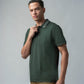 Green polo tshirt for men 