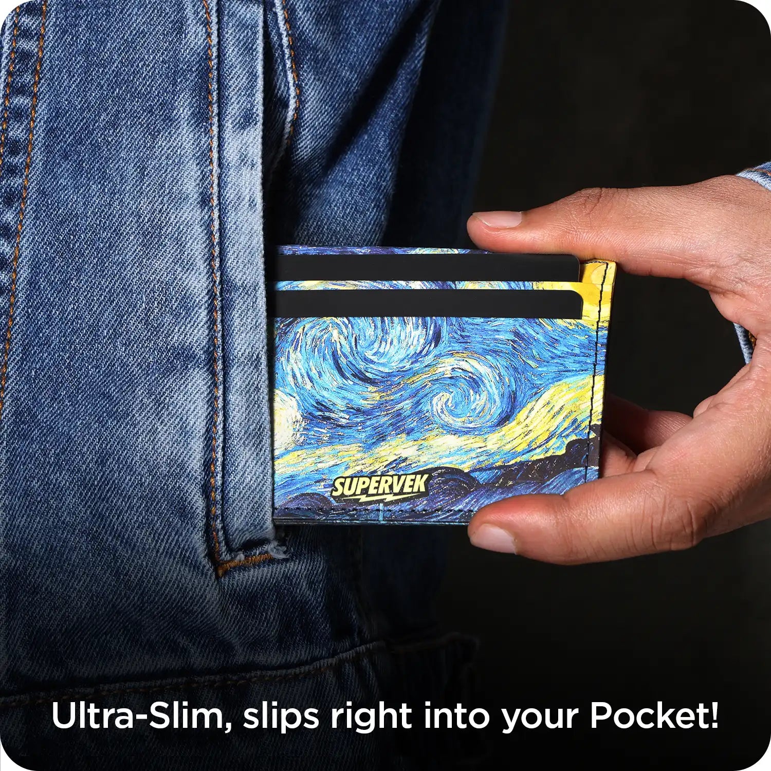 Starry Night Card Holder