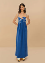Blue Fish Maxi Dress