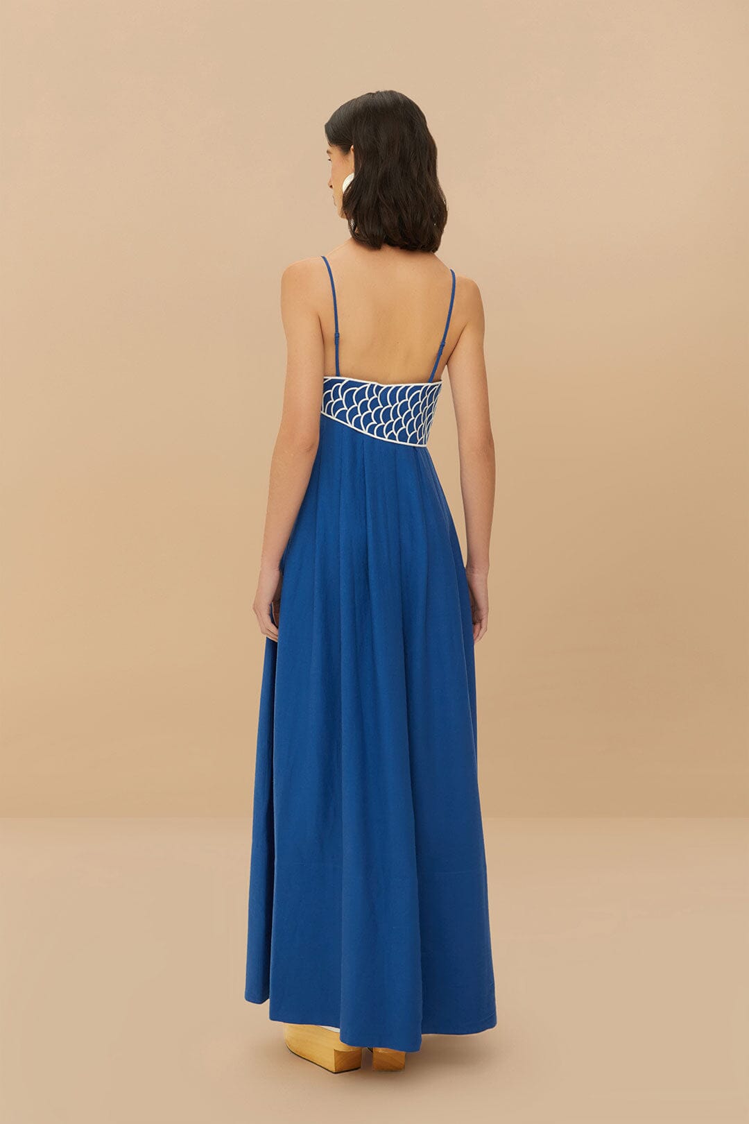 De Novoo Blue Fish Maxi Dress Women — India