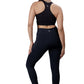 Carbon Crossband Legging (Midnight Navy)
