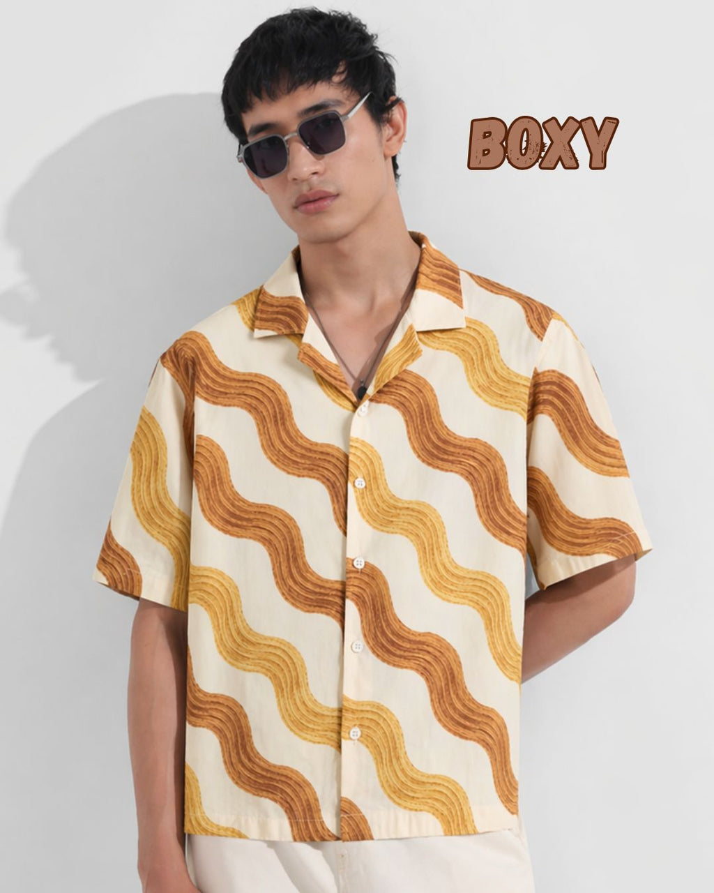Wavy Boxy Shirt