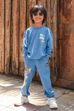 Tom and Jerry Say Cheese Blue Co-Ord Set Nap Chief