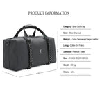 Soul Link - Steel Charcoal | Small Duffle Bag / Soft Travel Companion