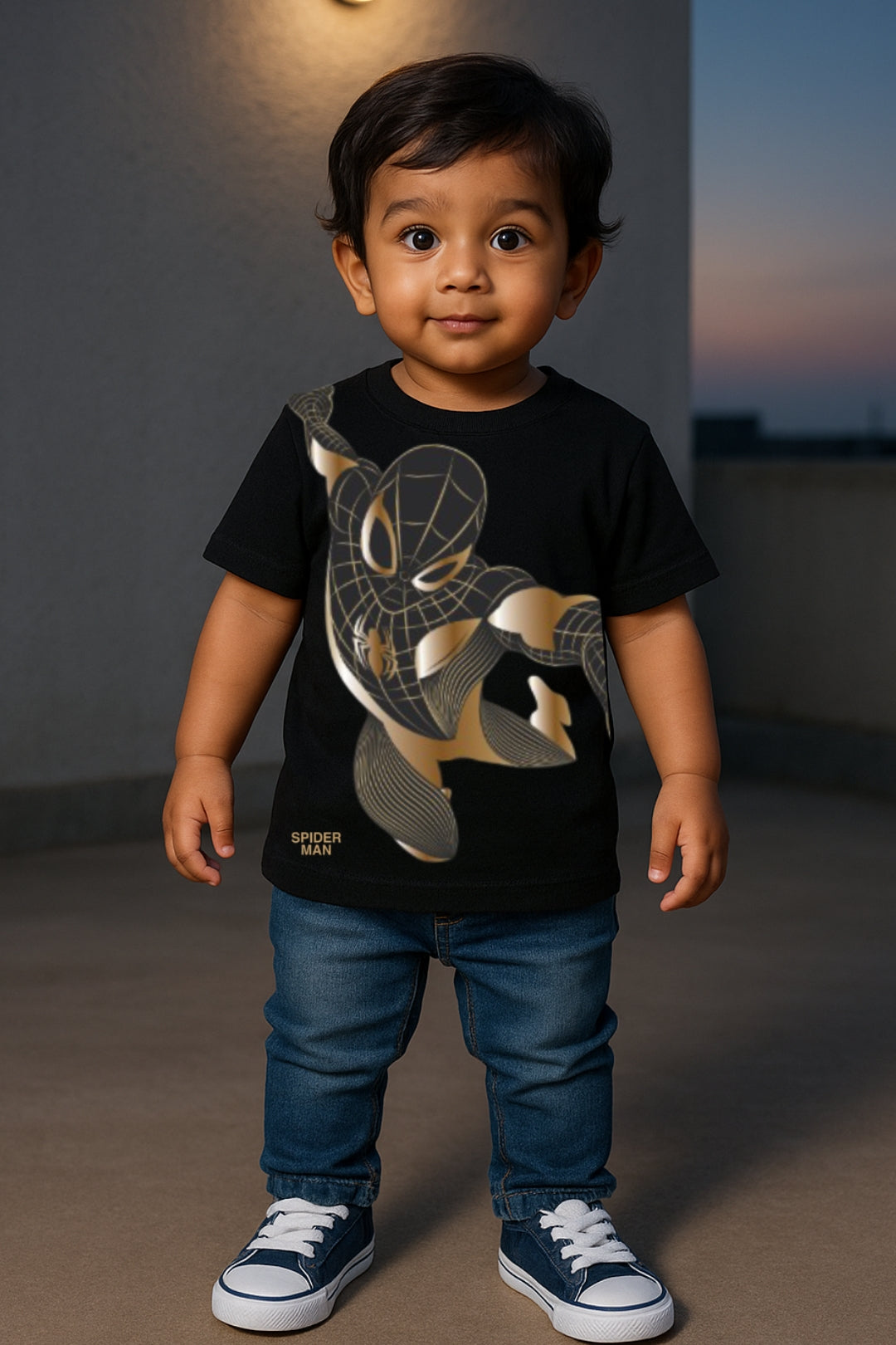 Spider-Man Gold T-Shirt For Infant Nap Chief