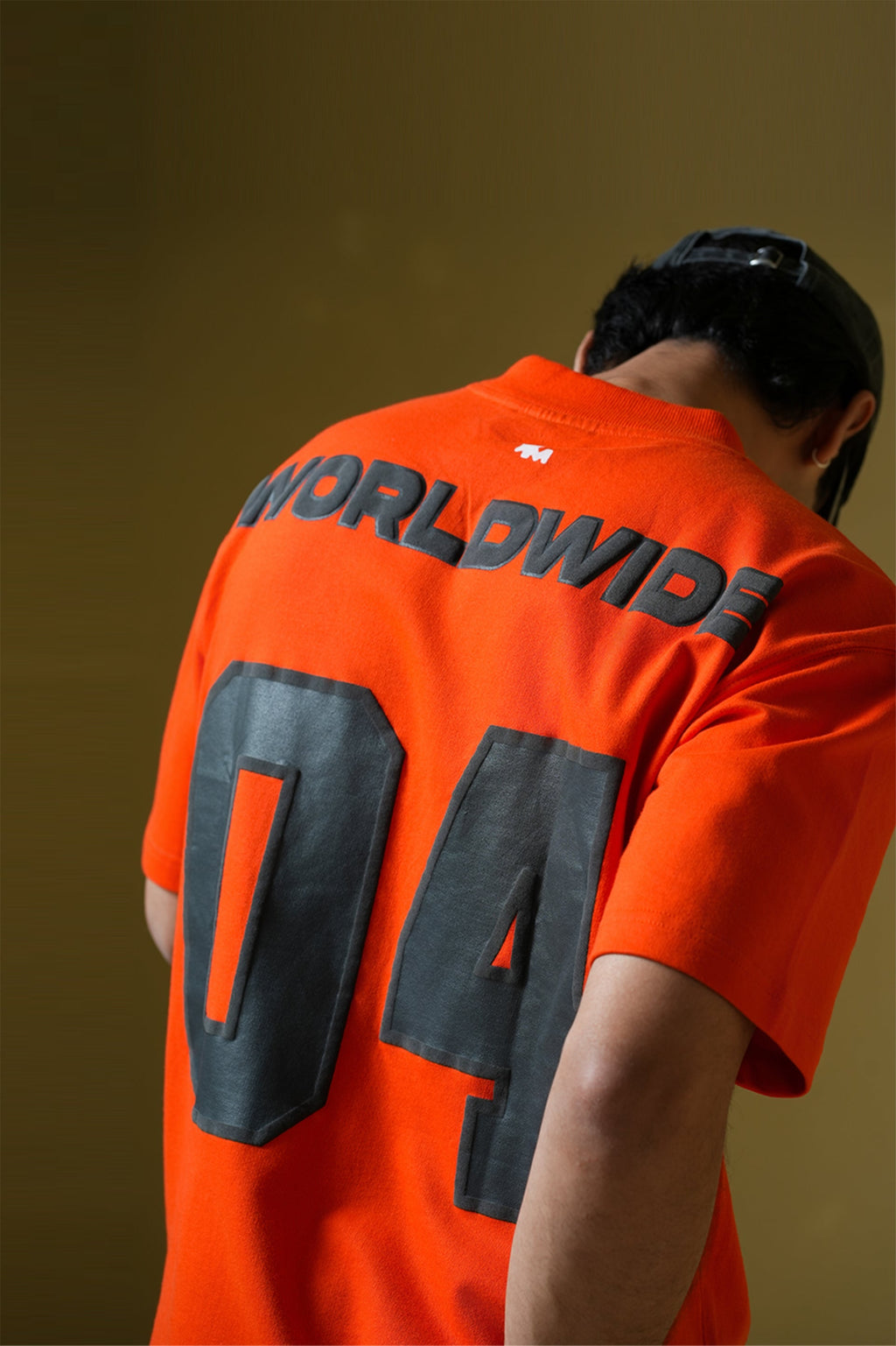 Worldwide Printed Orange Oversized T-Shirt Main Character