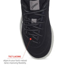 Men's Black Go Trainer Shoes Plaeto
