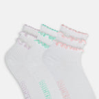 Women’s Frilled High Ankle Socks SocksXpress