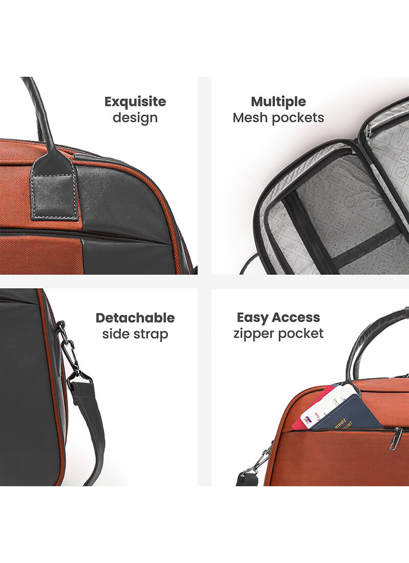 Verve & Flux Combo | Rust | Premium Duffle with Fanny Pack