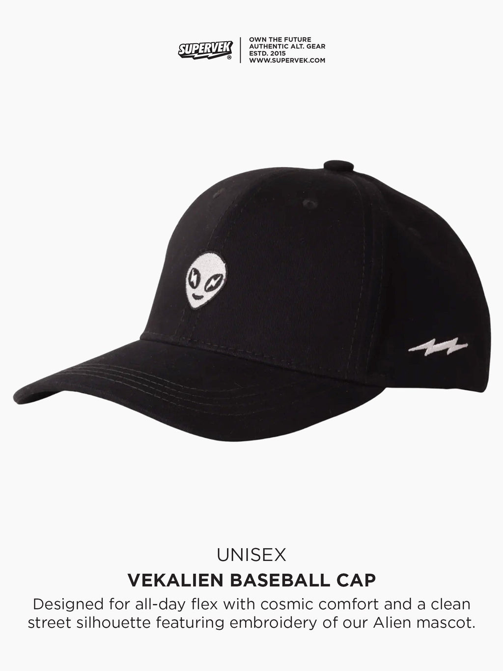 Vekalien Baseball Cap Black