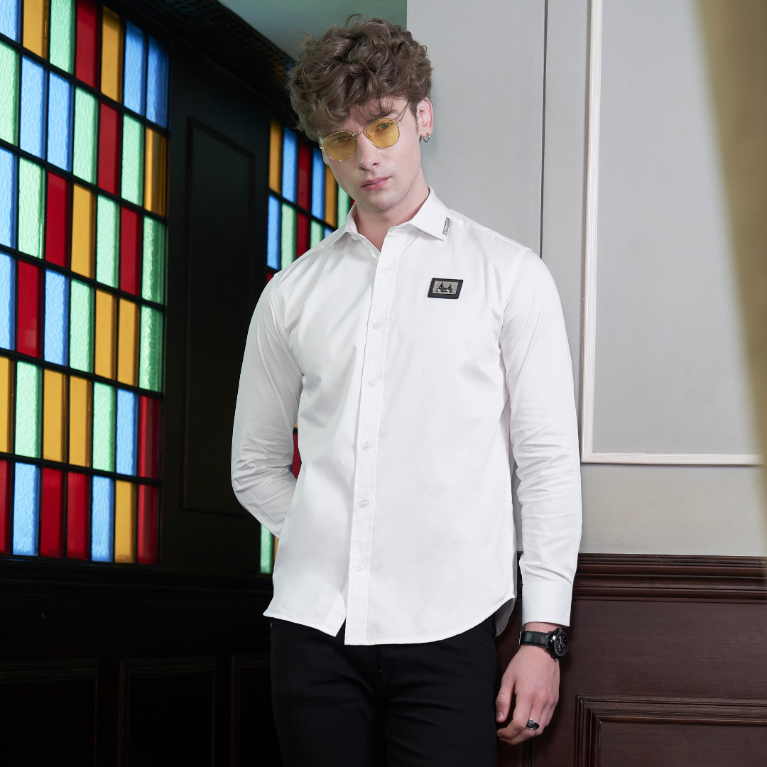 Signature  White Full Sleeves