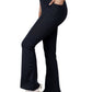 Flared Yoga Leggings (Bio-Poly Edition) (Midnight Navy)