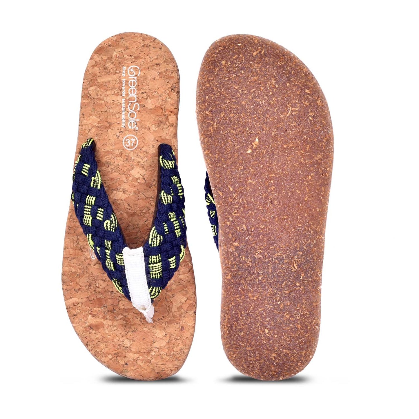 Greensole Alfa Royal Blue Women's Slippers - Blue