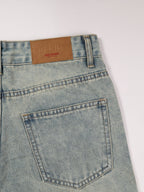 80s Cool Blue Tinted Super Wide Leg Jeans Stylish Wodrobe