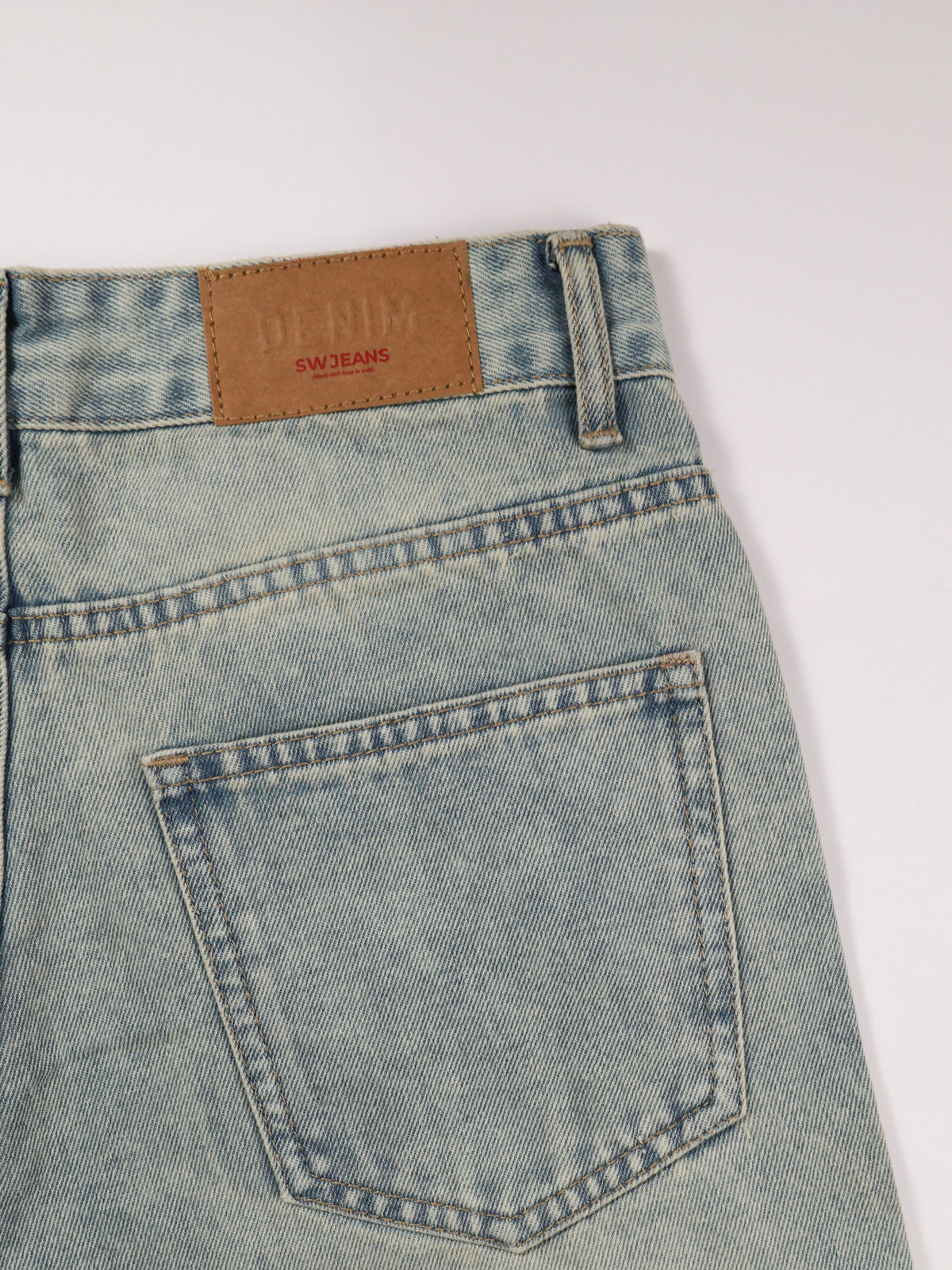 80s Cool Blue Tinted Super Wide Leg Jeans Stylish Wodrobe