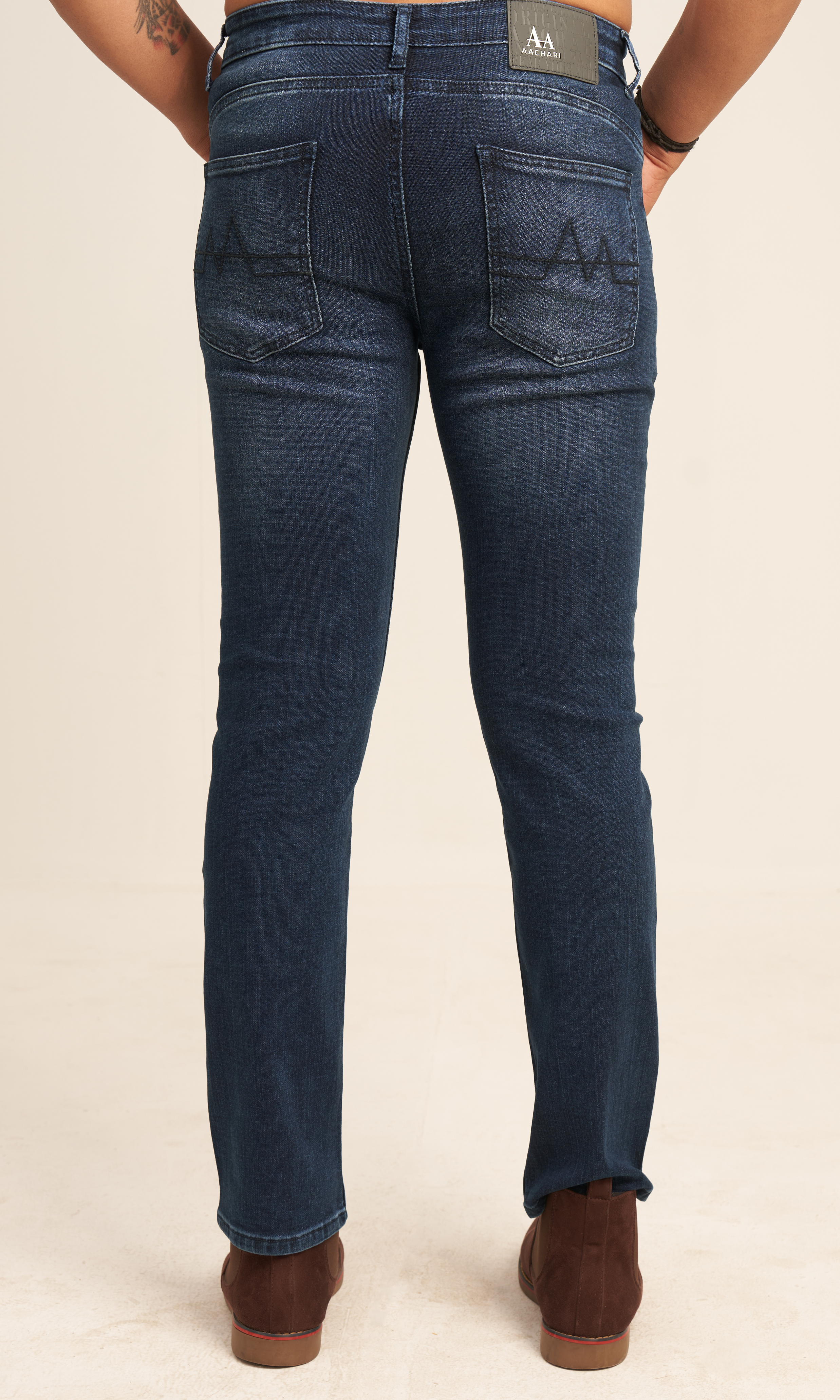 Blue Wash Straight Fit
