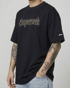 Supervek Black Oversized Tshirt