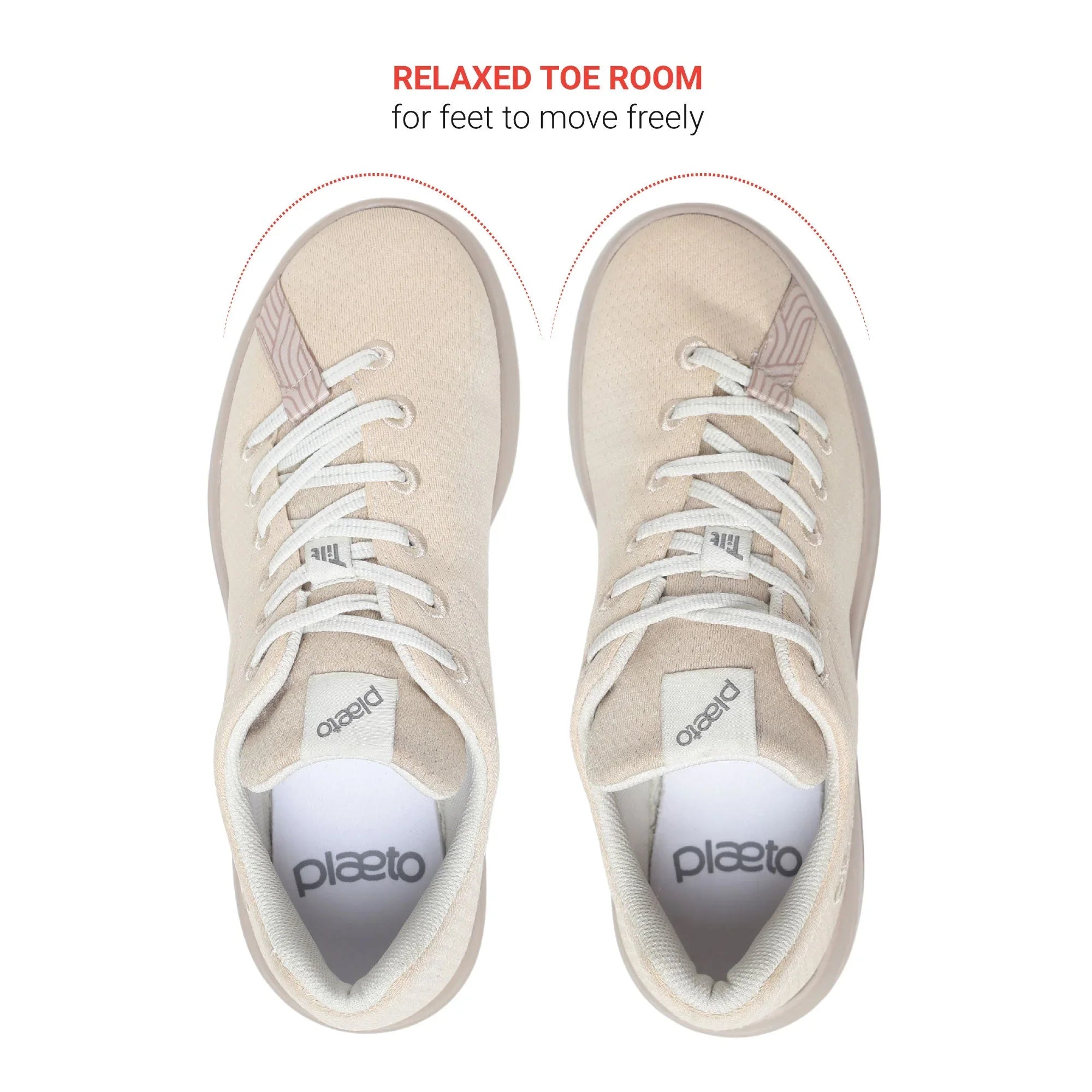 Beige Aura Training Shoes for Women