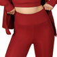 Carbon Sculpt Legging (2 Pockets) (Red Rush)