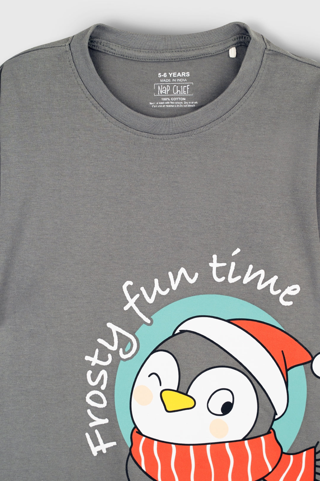 Cozy Penguin Pajama Set for Family Nap Chief