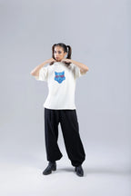 "Caught You Looking" Printed White T-Shirt