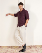Wineberry Relaxed Co-ord Set House of Pure Eco
