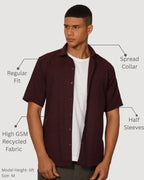 Half Sleeves Shirt House of Pure Eco