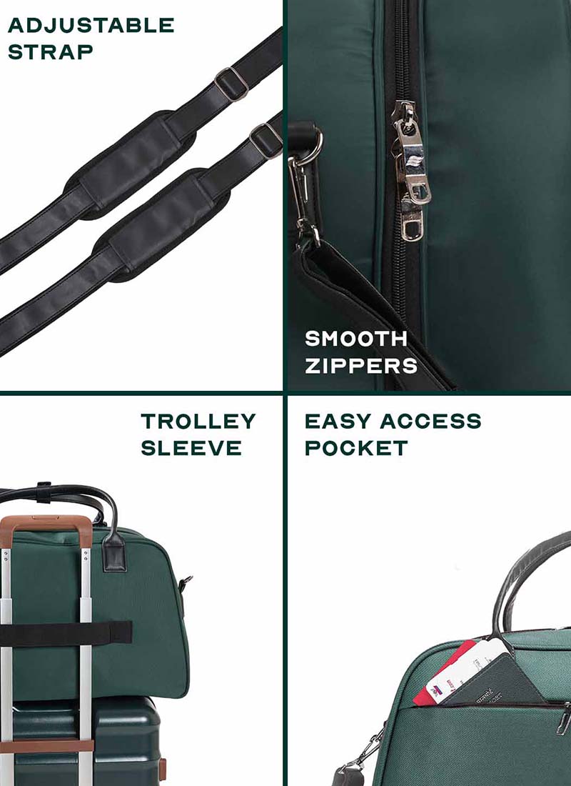 Verve | Green |  Premium Duffle Bag